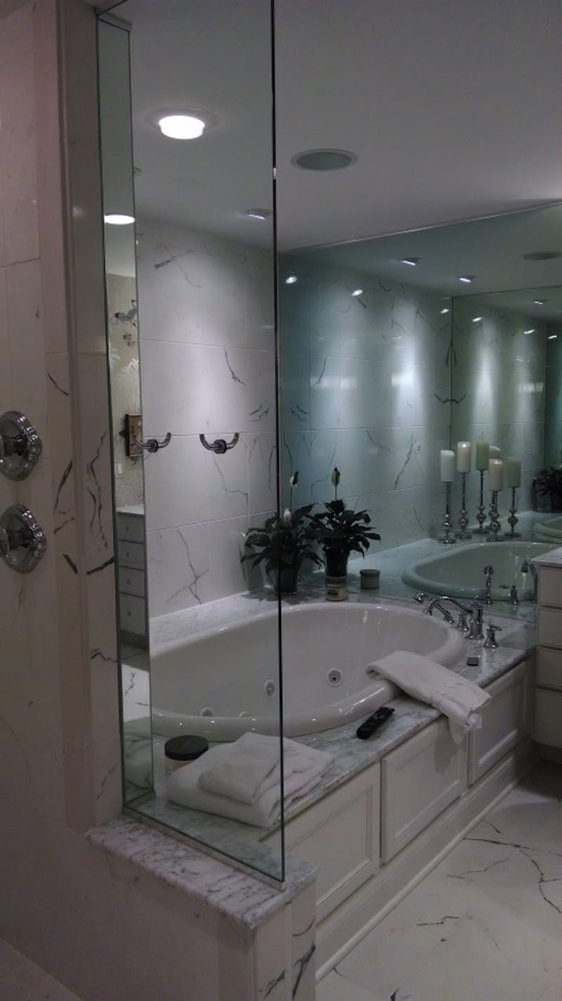 (Edgecliff Point, Walnut Hills) European Shower and Mirror Installation