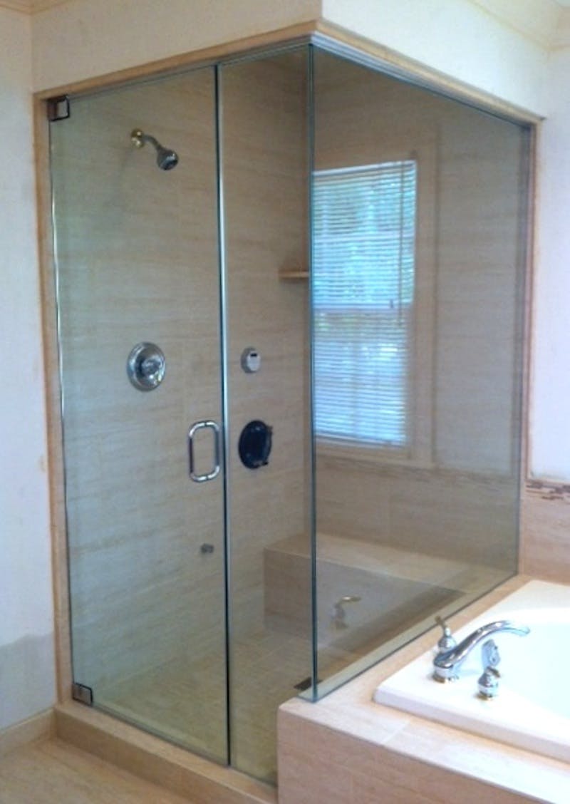 (Bathroom Remodel, Hyde Park) European Shower Installation