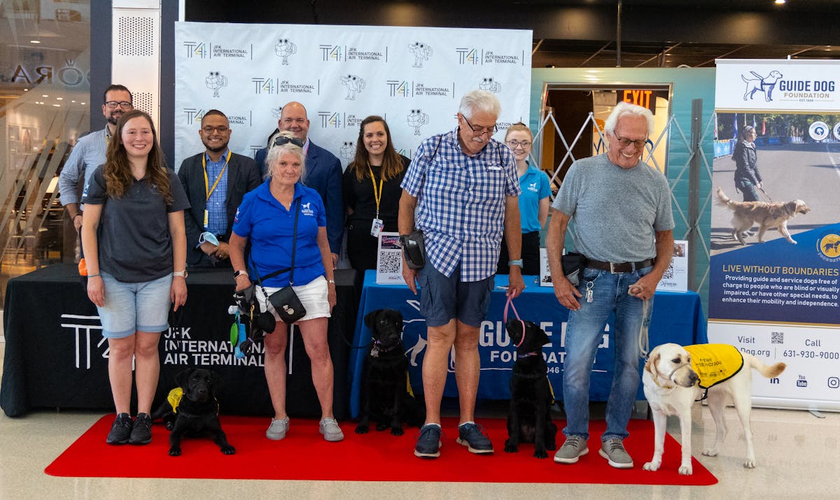 JFKIAT Partners with Guide Dog Foundation at JFK T4