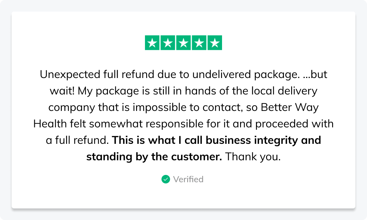 client review and testimonial