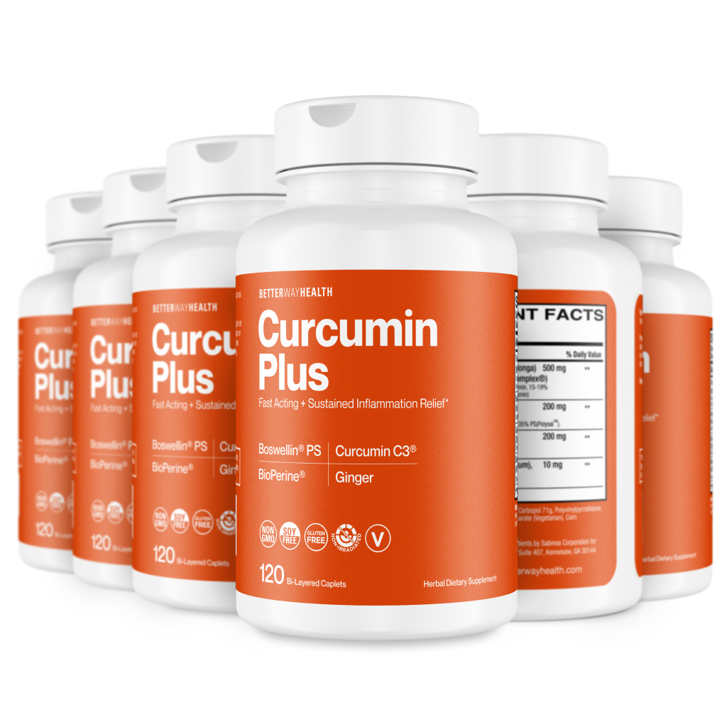 product shot of  curcumin plus for anti inflammatory support