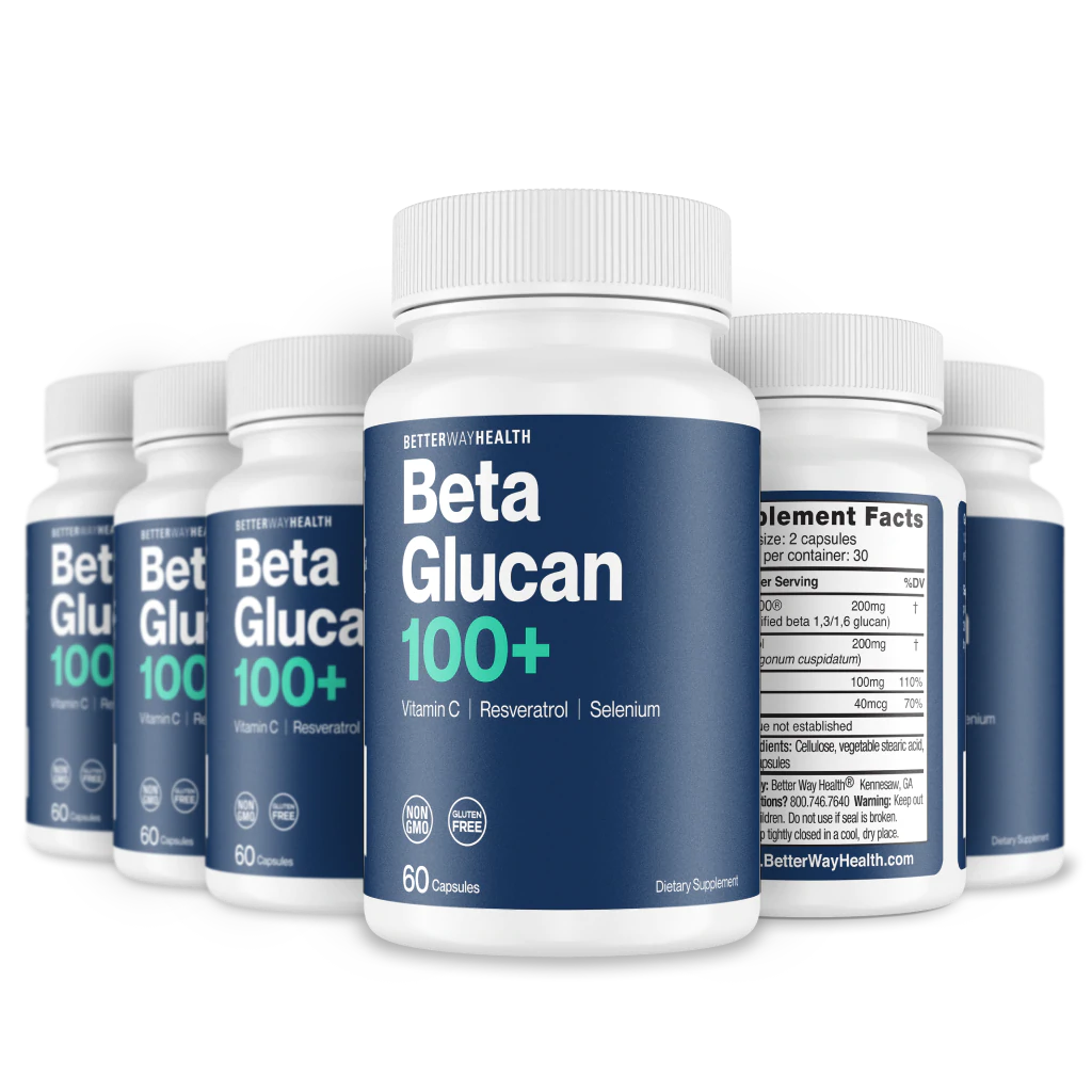 range of natural supplement beta glucan 100+