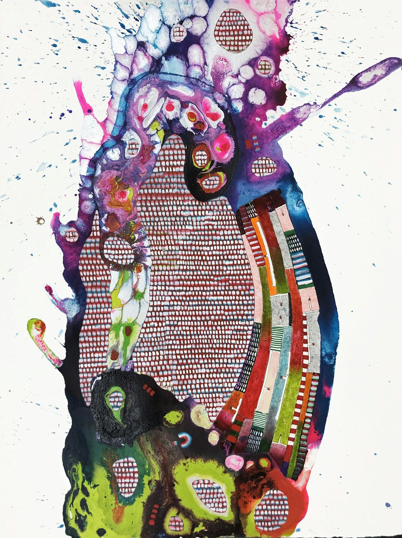 All Of Me For You | Oil and mixed media on canvas | 30 x 22 inches | 2019