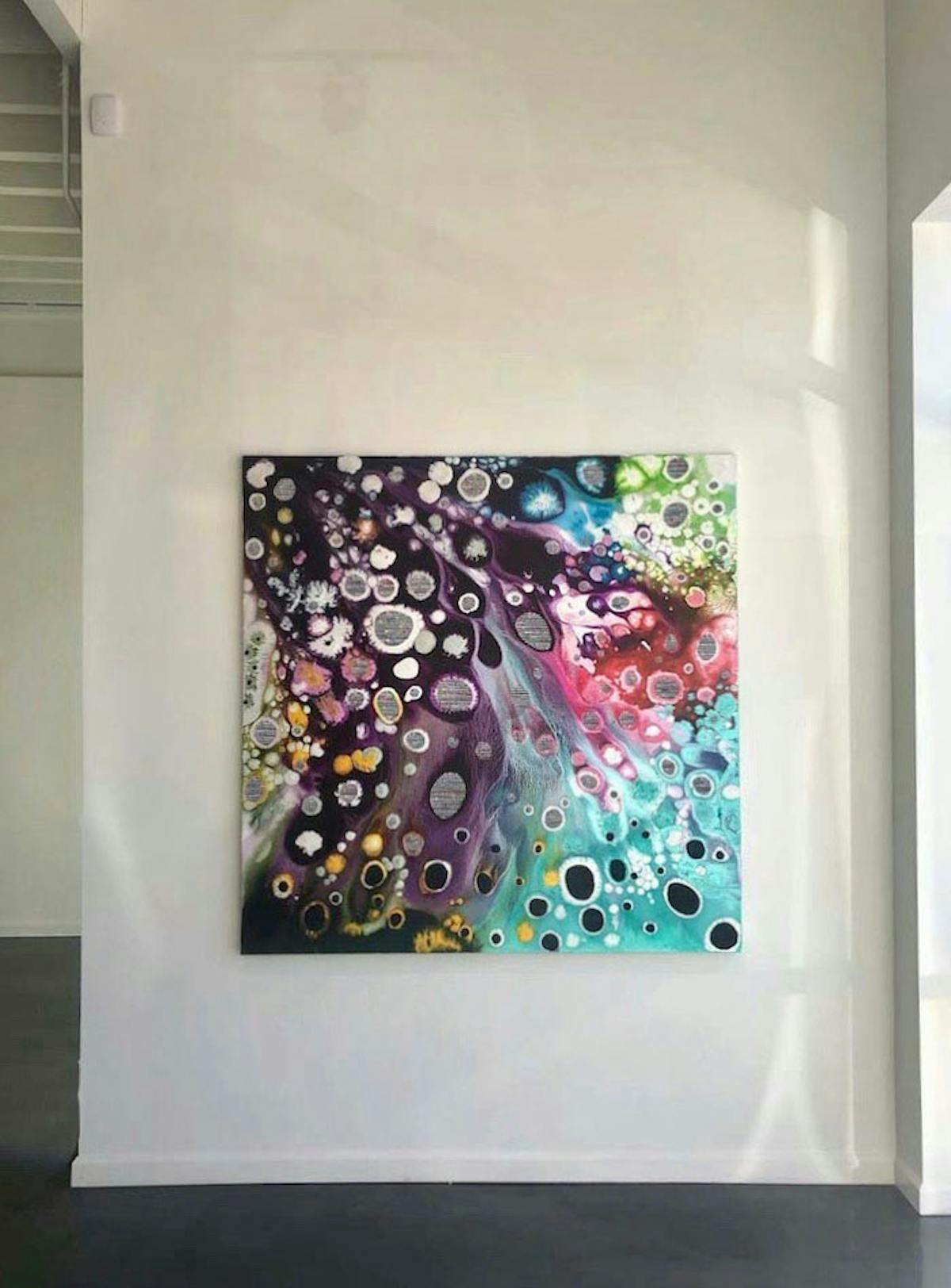 Installation View | 7th Wonder | 52 x 52 inches | Solo Exhibition | Hathaway Contemporary, Atlanta, Ga