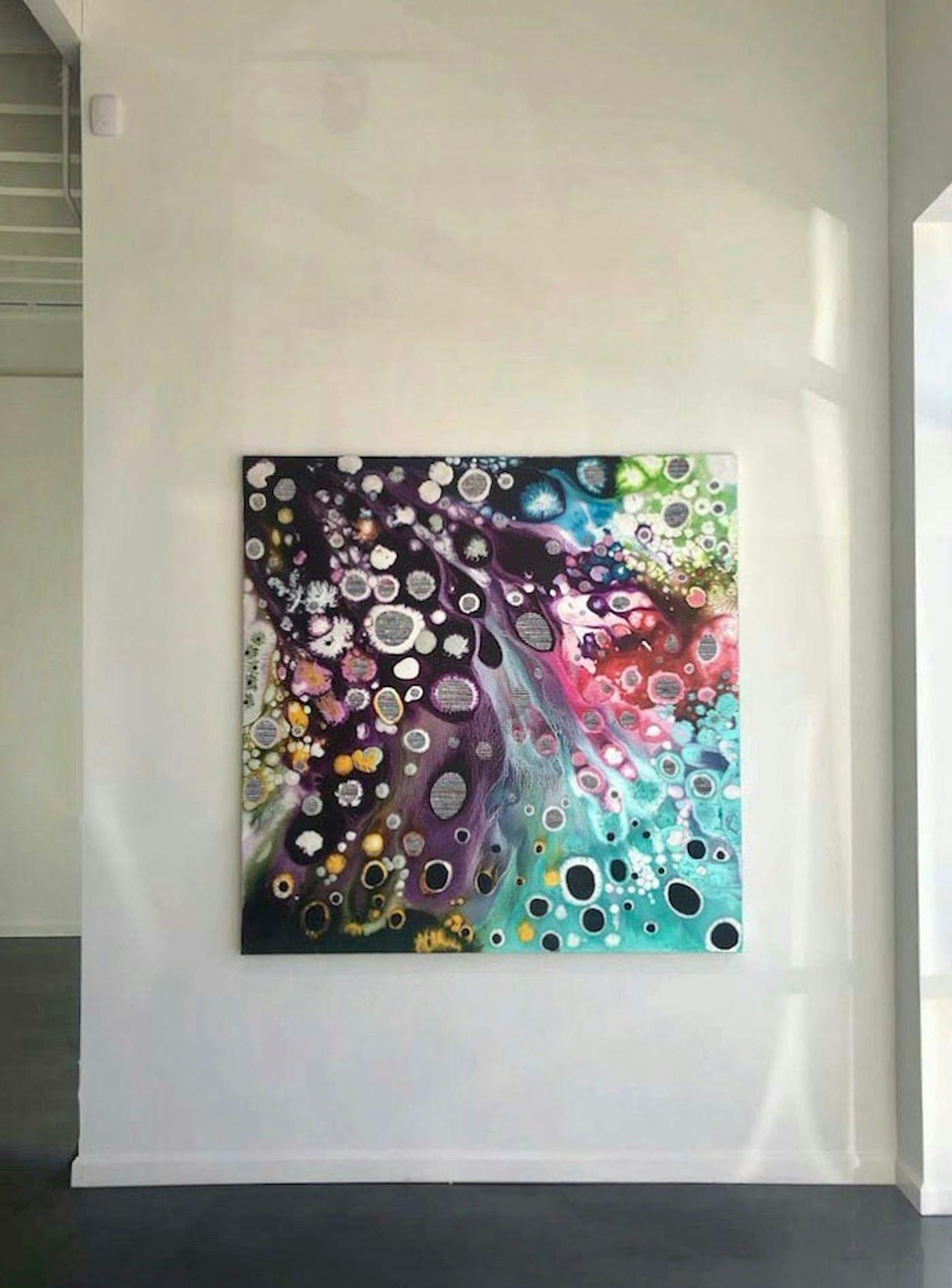 Installation View | 7th Wonder | 52 x 52 inches | Solo Exhibition | Hathaway Contemporary, Atlanta, Ga