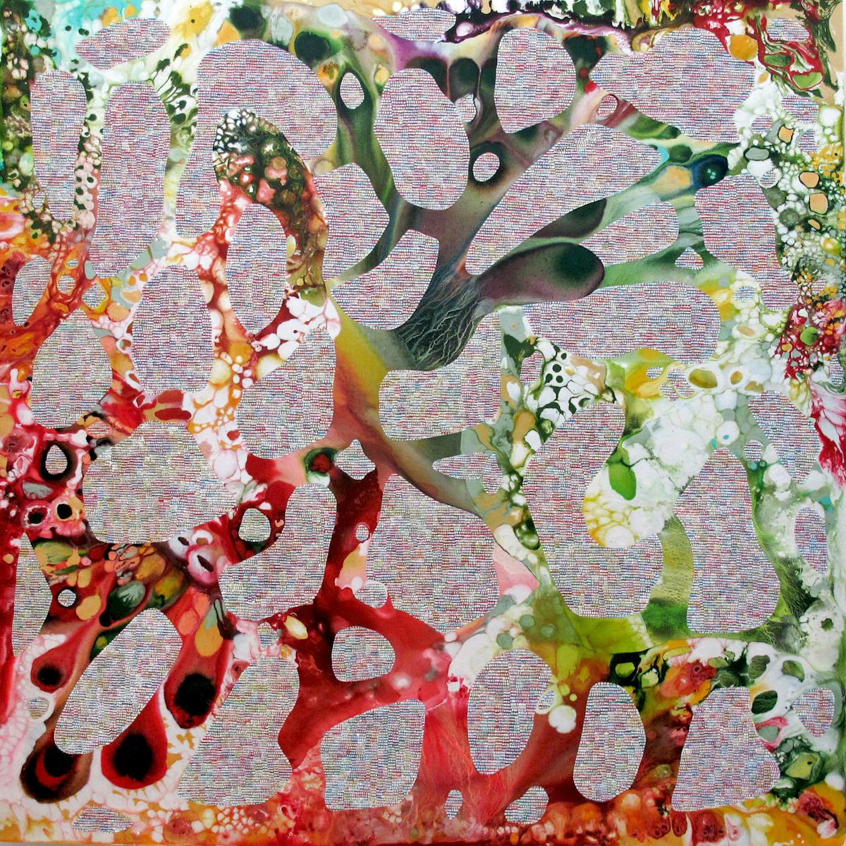 Extraordinary Geometries 9 | Oil and mixed media on canvas | 72 x 60 inches | 2012