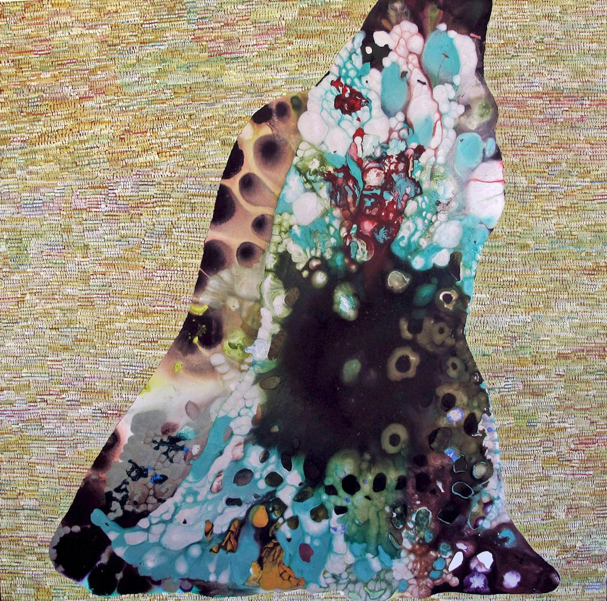 Dualities 8 | Oil and mixed media on canvas | 54 x 54 inches | 2009