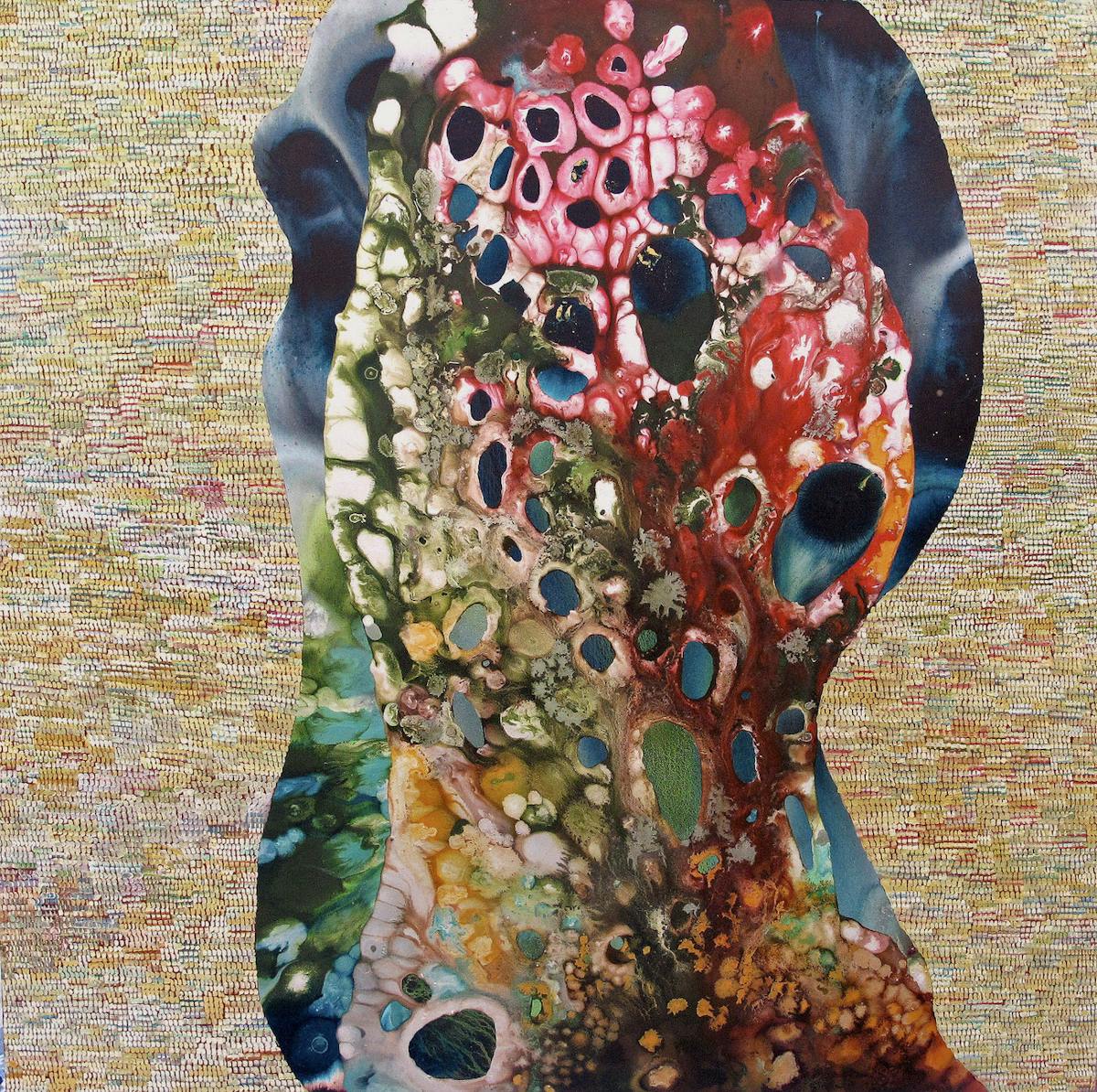 Dualities 17 | Oil and mixed media on canvas | 54 x 54 inches | 2009