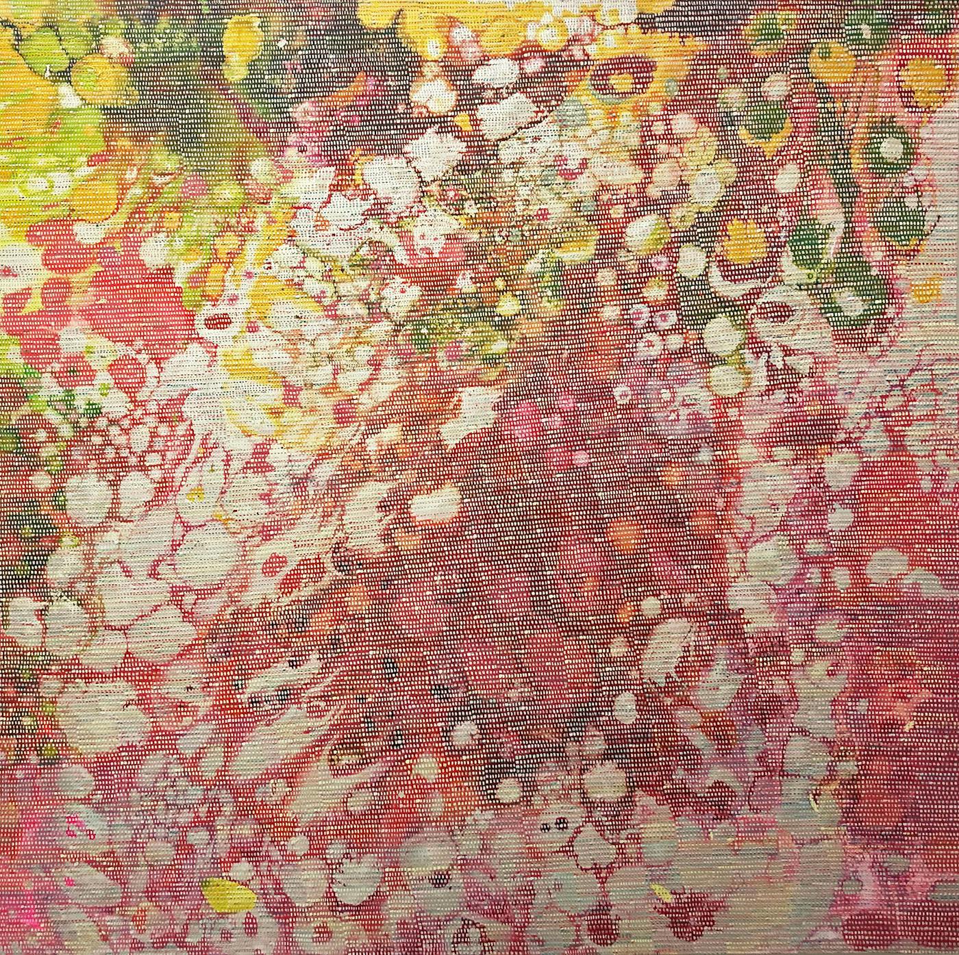 The Other Side It Has A Face 6 | Oil and mixed media on canvas | 60 x 60 inches | 2021