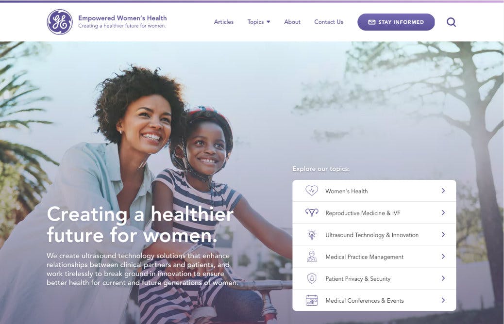 GE Healthcare - Empowered Women's Health