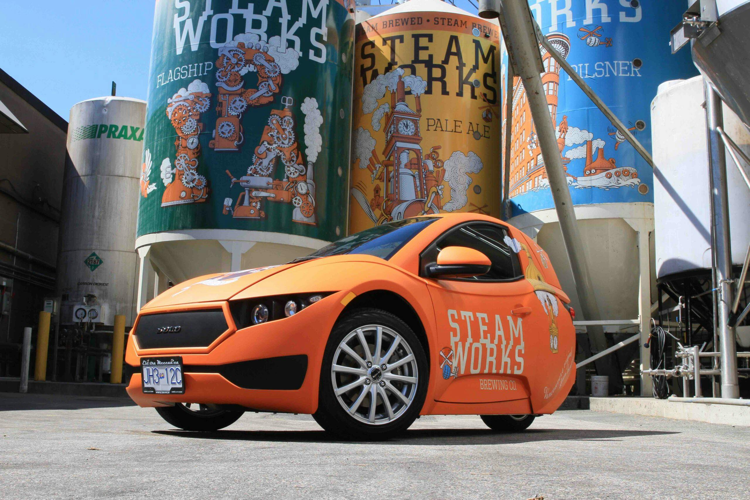 Steamworks Goes SOLO With Vancouver Built EV From Electra Meccanica