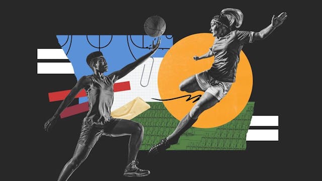 ILLUSTRATION: JOHN BRADFORD/THE ATHLETIC; PHOTOS: ISTOCK; OSTILL/SIMONKR