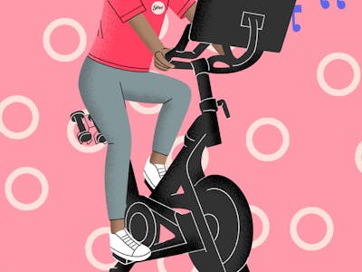 A Peloton Bike