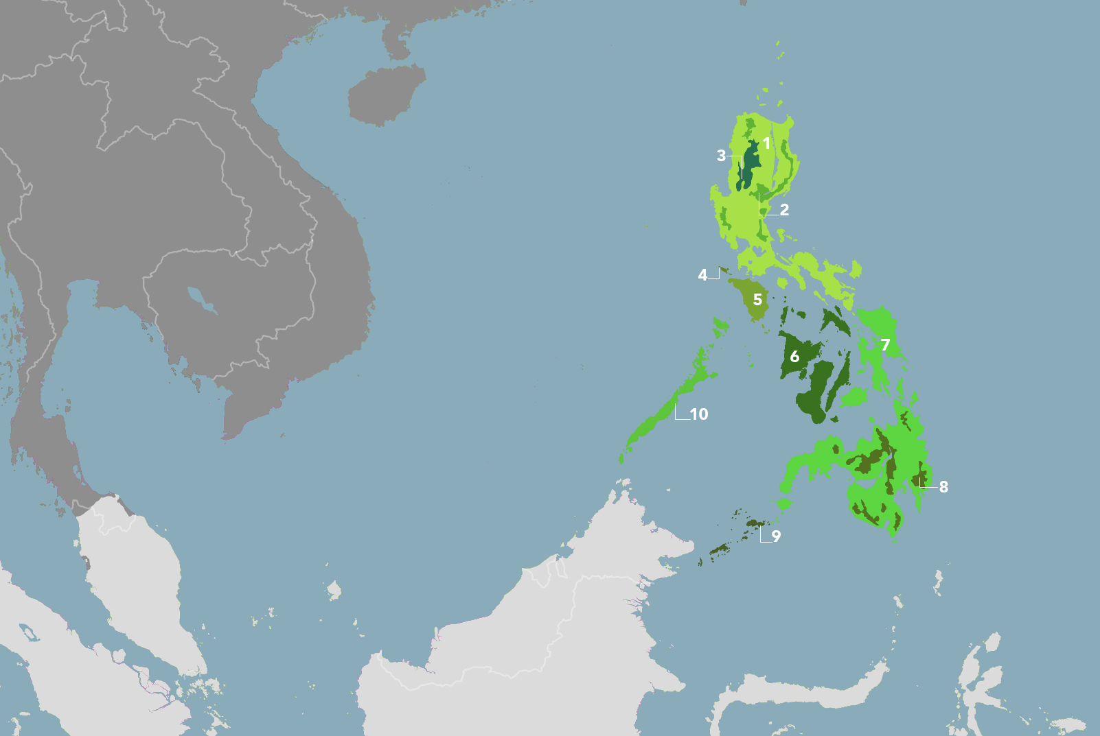 Philippines & Sulu Sea Tropical Forests bioregion Philippines & Sulu Sea Tropical Forests bioregion