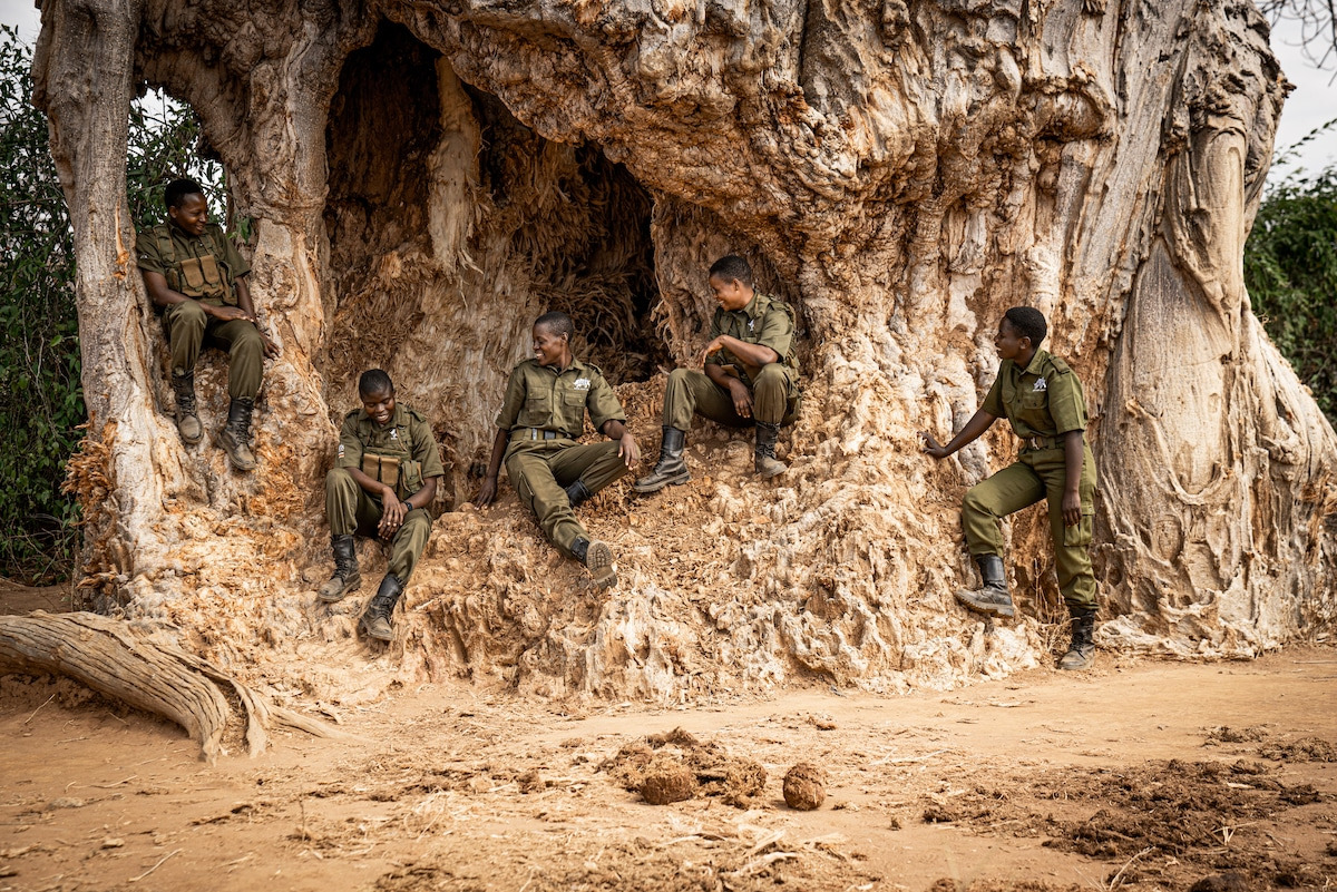 Akashinga female anti-poaching rangers. Image credit: Courtesy of Kim Butts