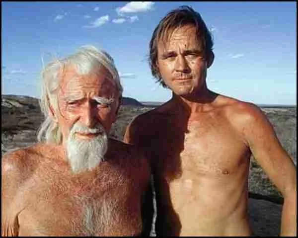 George Adamson, left; Tony Fitzjohn, right. Image Credit: Merritt Clifton, Animals24-7.org. George Adamson, left; Tony Fitzjohn, right. Image Credit: Merritt Clifton, Animals24-7.org.