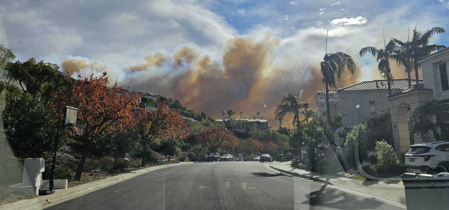 12 minutes into the Palisades Fire.