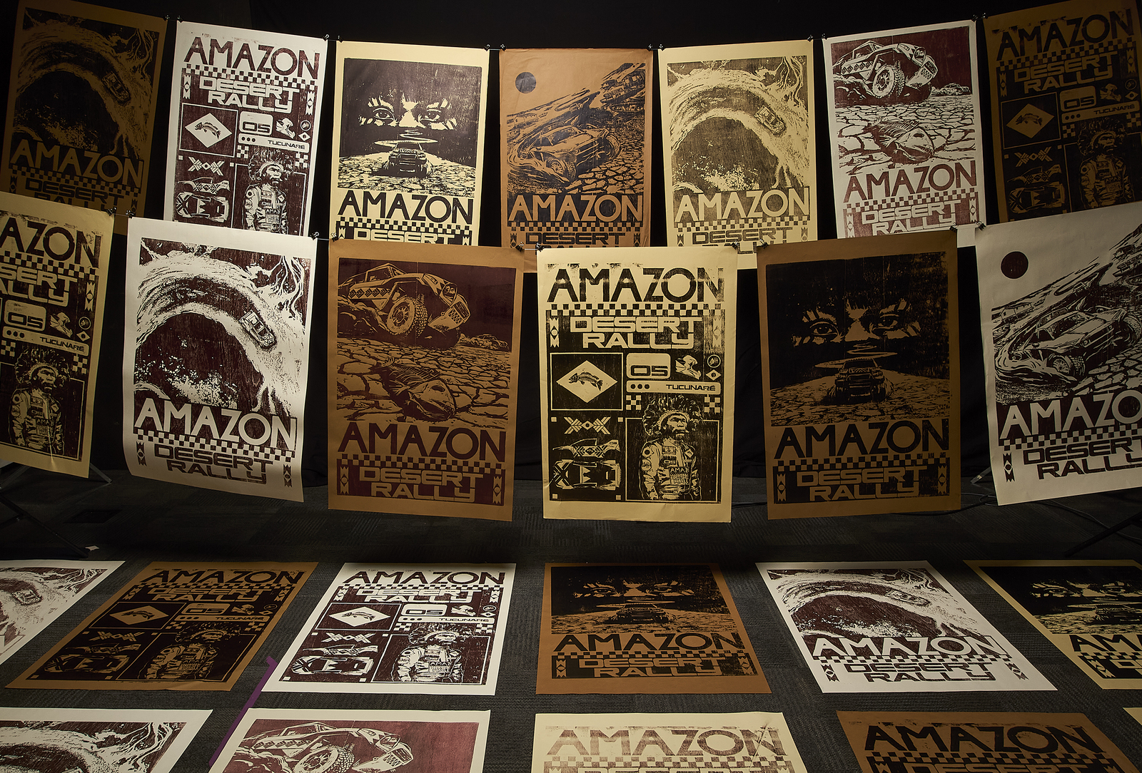 Artists from the Amazon region create powerful posters to protest the environmental destruction and to emphasize the importance of preserving the rainforest. Image Credit: Amazon Desert Rally | VSK Public Relations.