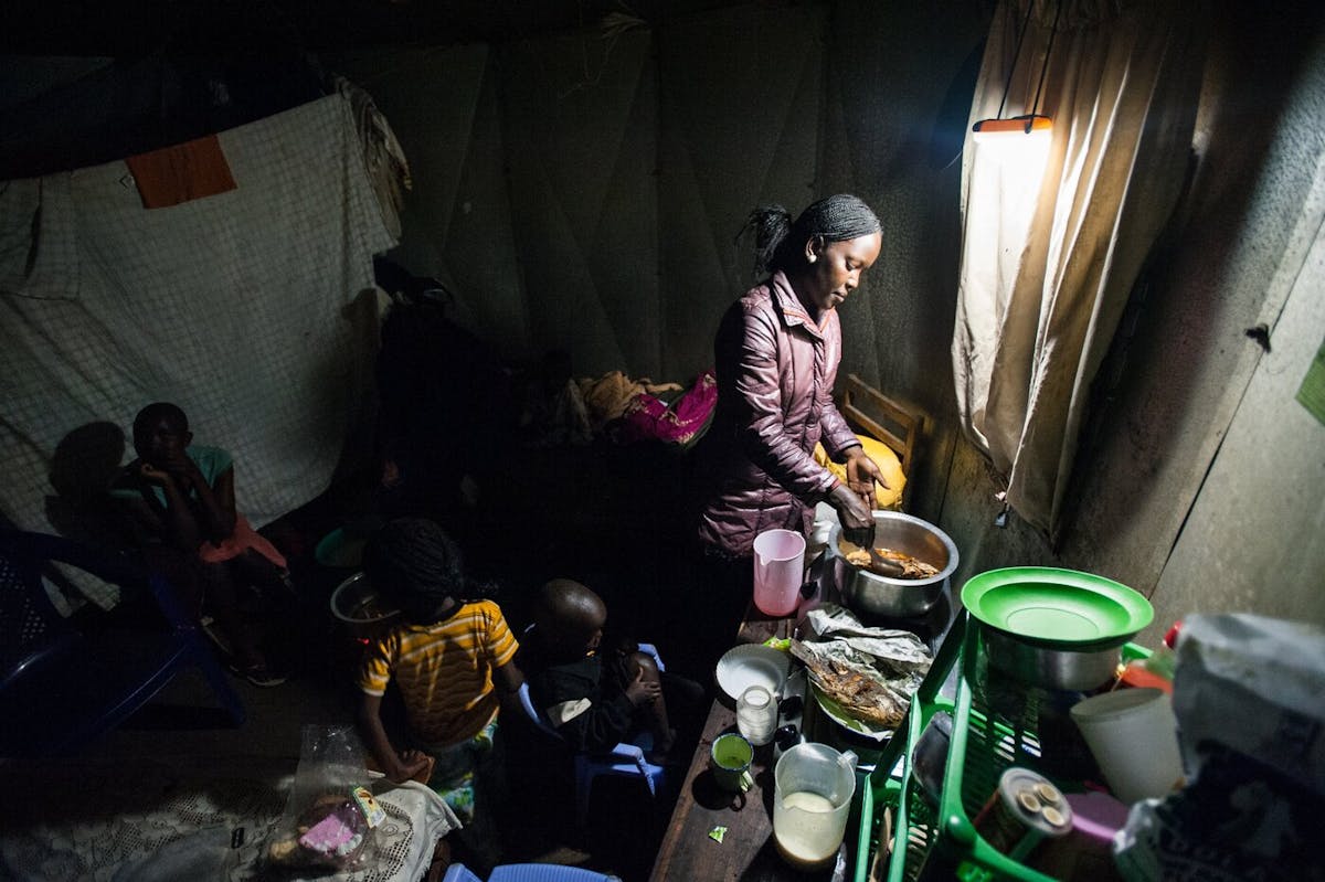 Lighting the Homes of Women Farmers with Solar Lamps in Rural Kenya