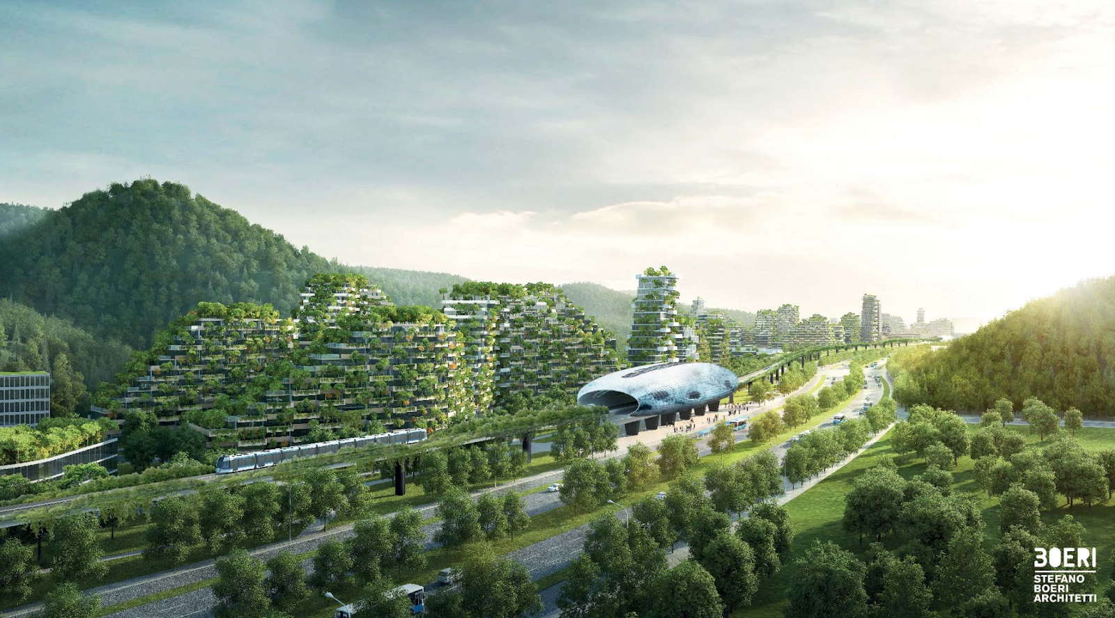 Stefano Boeri’s Forest City in Liuzhou, China (2017)