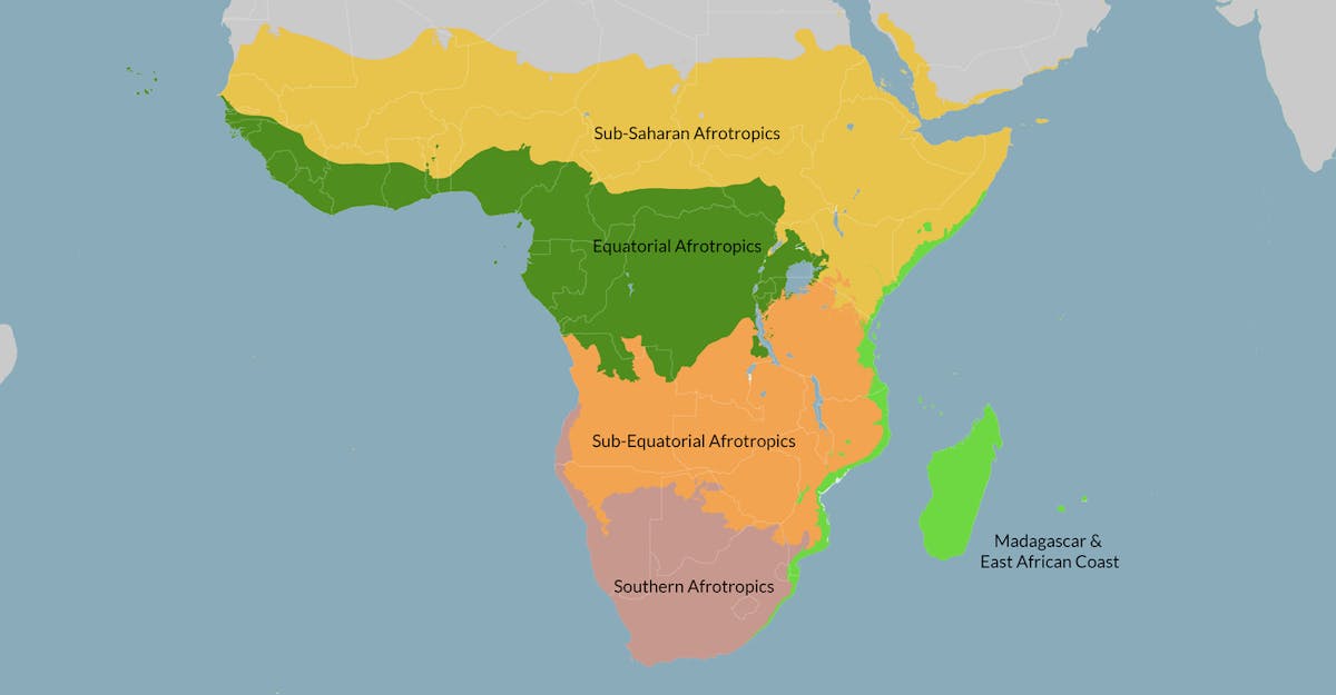 savanna africa map