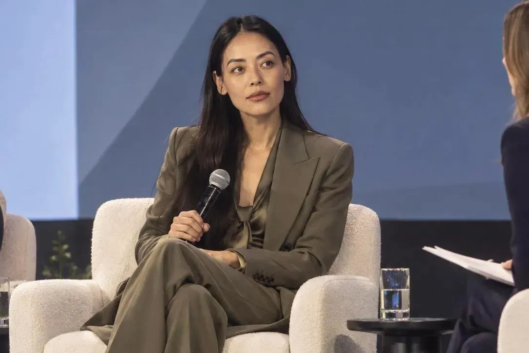 Tenzin Seldon at a private leadership gathering and panel discussion during the Annual Meeting in Davos, Switzerland. Image Credit: The World Economic Forum.