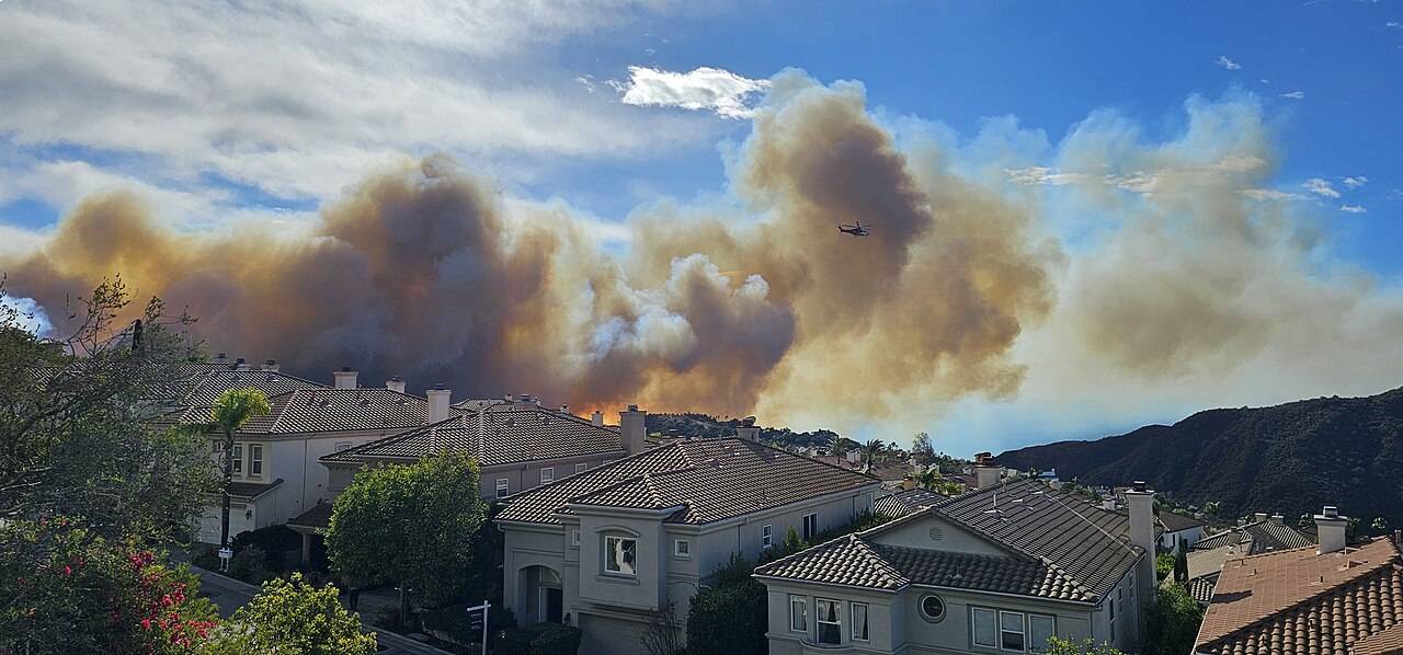 28 minutes into the Palisades Fire.