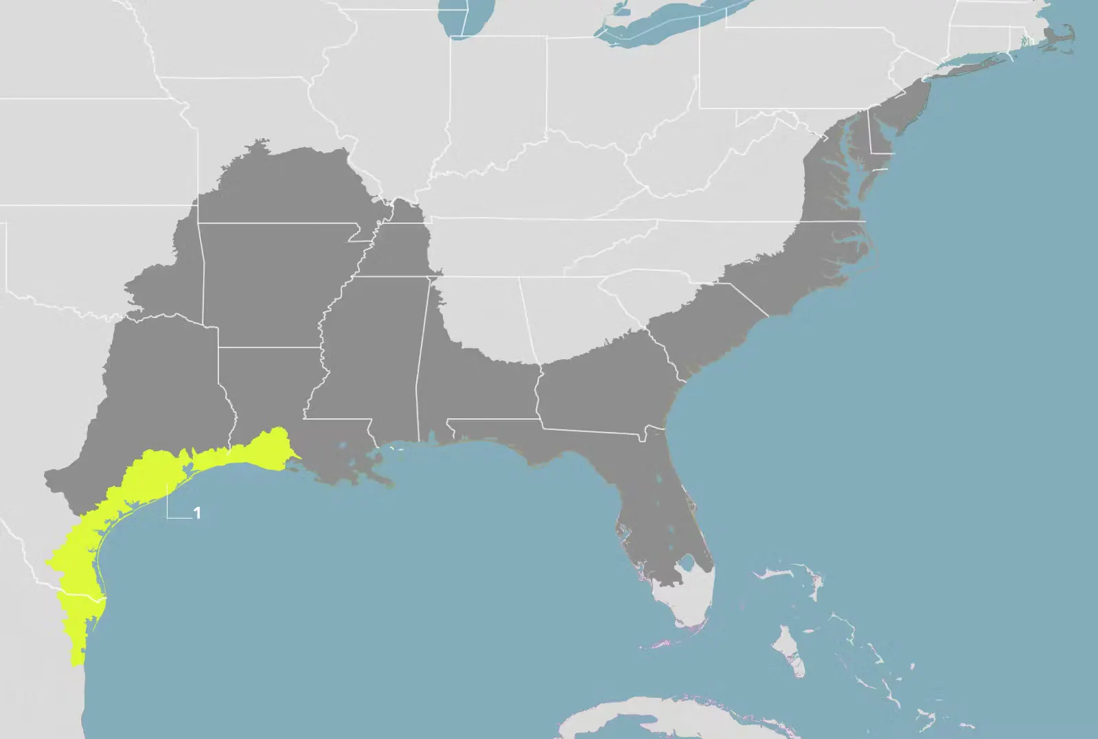 In the One Earth Bioregions Framework, the Attwater's prairie chicken is the iconic species of the Western Gulf Coastal Grasslands bioregion (NA27), located in the Southeast US Savannas & Forests subrealm of Northern America.