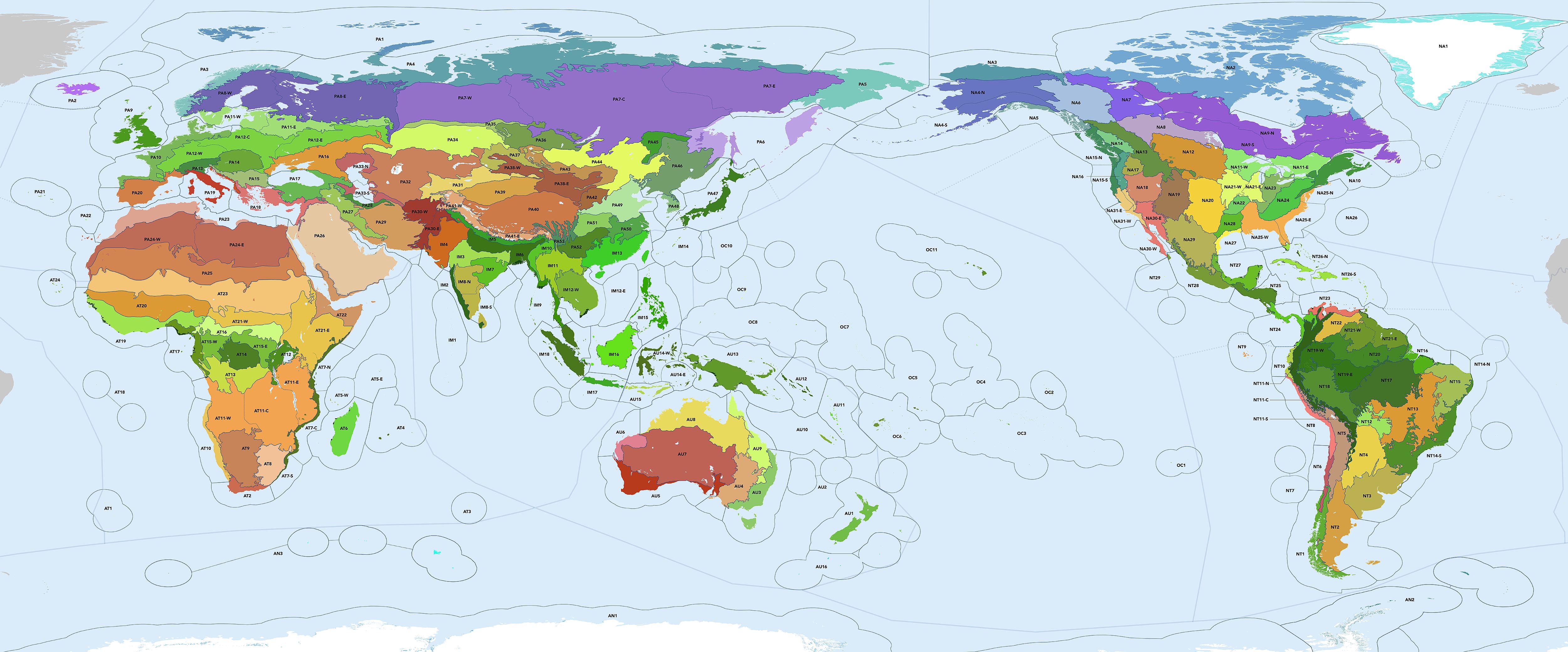 Bioregions of the Earth