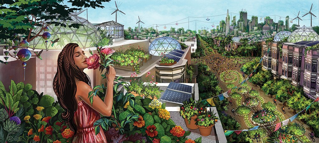 Solarpunk: Refuturing our Imagination for an Ecological Transformation