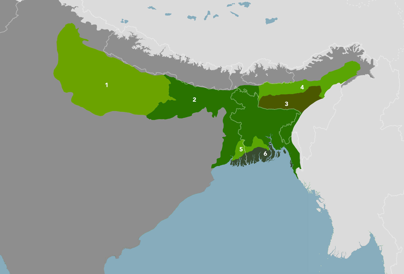 North Indian Tropical Forests & Sundarbans bioregion (IM6) North Indian Tropical Forests & Sundarbans bioregion (IM6)