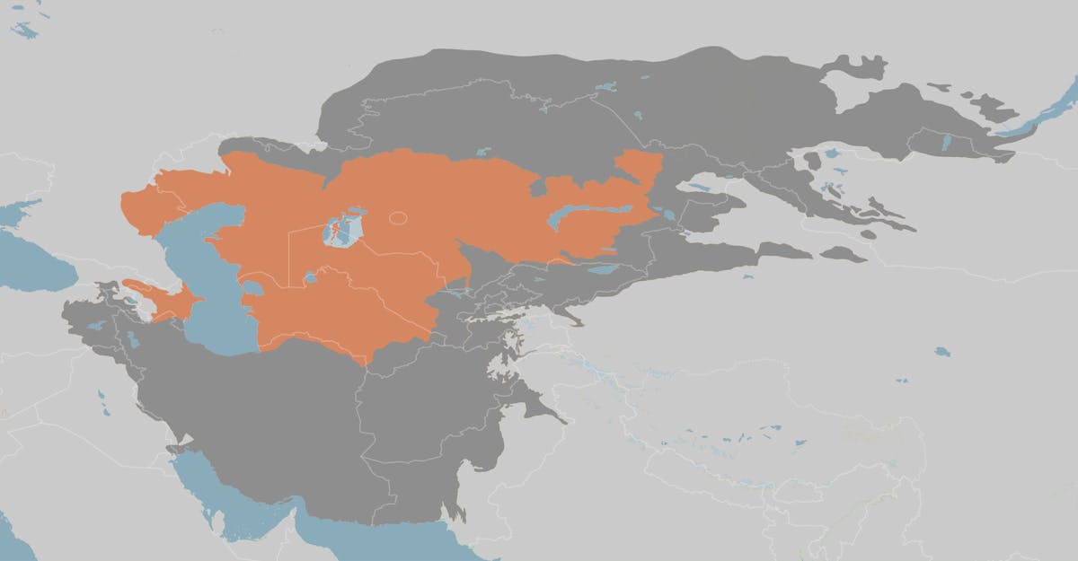 Caspian Sea & Central Asian Deserts