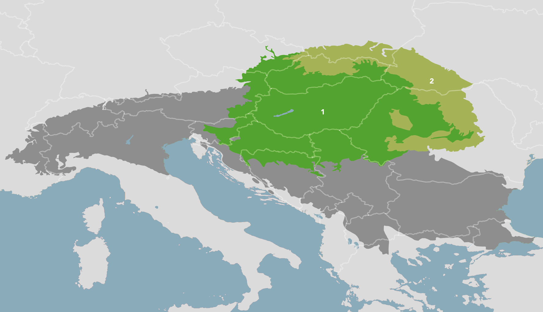 carpathian mountains world map