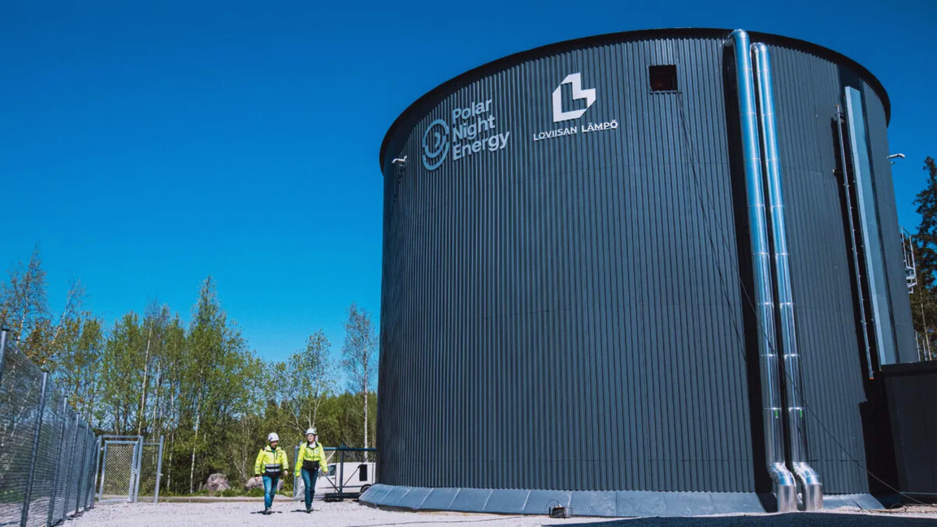 The new Polar Night Energy sand battery installed in Pornainen, a small municipality in southern Finland. Image Credit: Polar Night Energy. The new Polar Night Energy sand battery installed in Pornainen, a small municipality in southern Finland. Image Credit: Polar Night Energy.