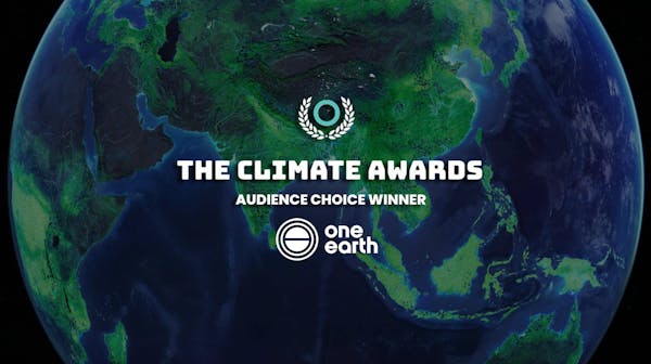 One Earth wins People's Choice at the Climate Awards 2023