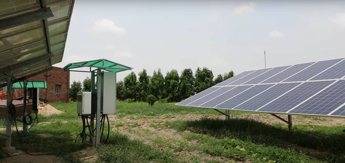 Rural families in India are now powered with solar energy