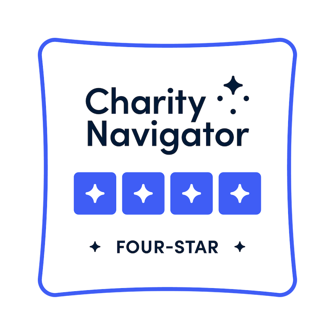 Rated Four Stars by Charity Navigator