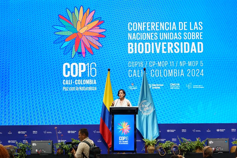 Colombia's Environment Minister Susana Muhamad at the opening ceremony of COP16. Image Credit: UN Biodiversity, Flickr.