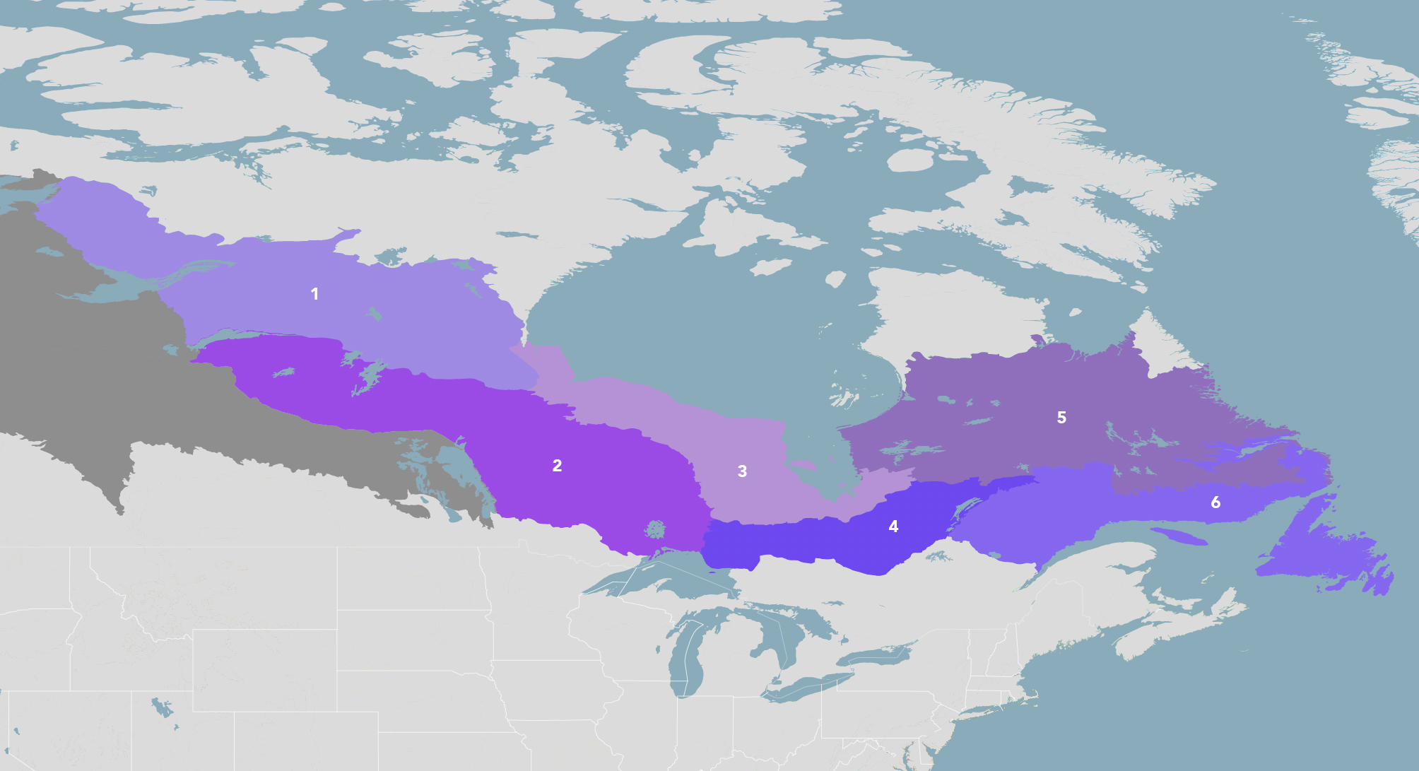 canadian shield map