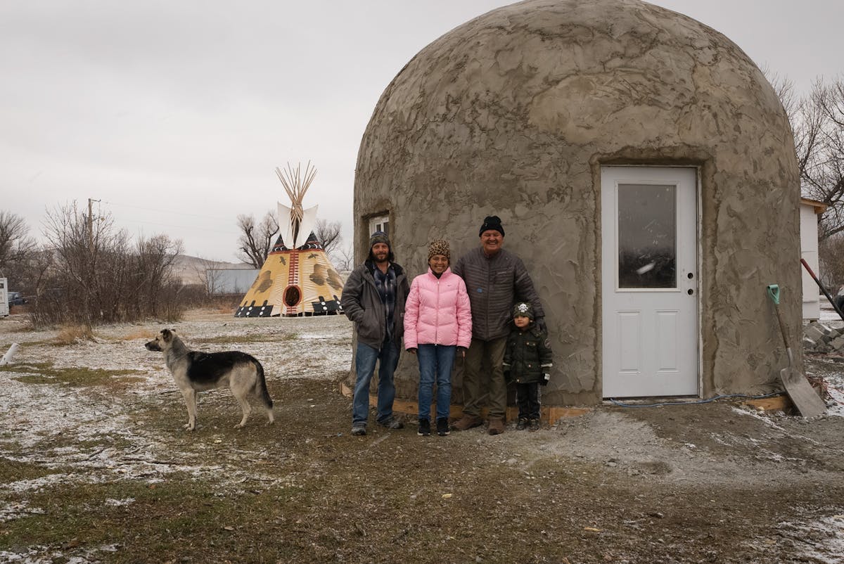 Providing Shelter and Warmth to the Great Plains Tribes through a Novel, Sustainable Housing Technology