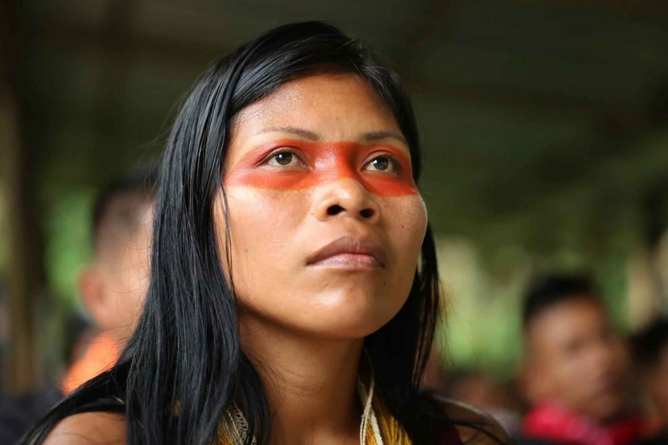 Nemonte Nenquimo, Indigenous activist and member of the Waorani nation from the Amazonian Region of Ecuador. Image credit: Courtesy of Amazon Frontlines