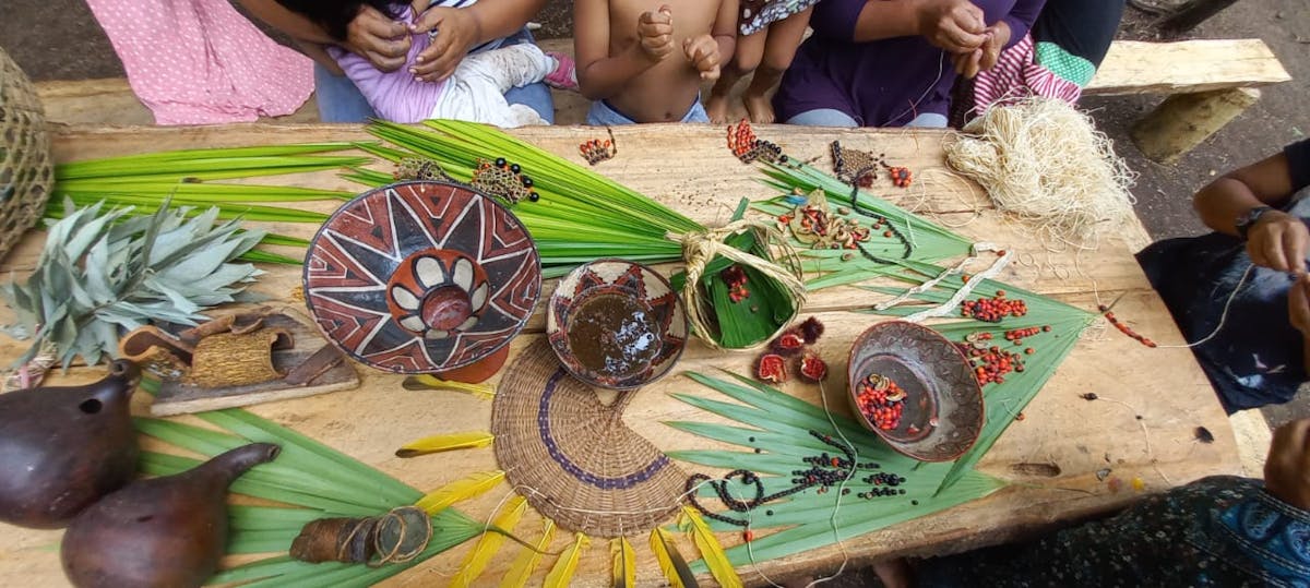 Restoring the Biocultural Fabric of the Amazonian Sapara People through Women's Artwork