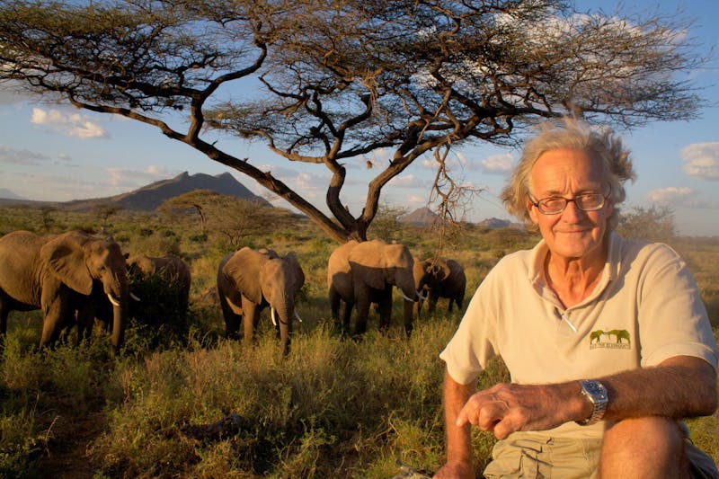 Dr. Iain Douglas-Hamilton. Image Credit: Wildlife Conservation Network.