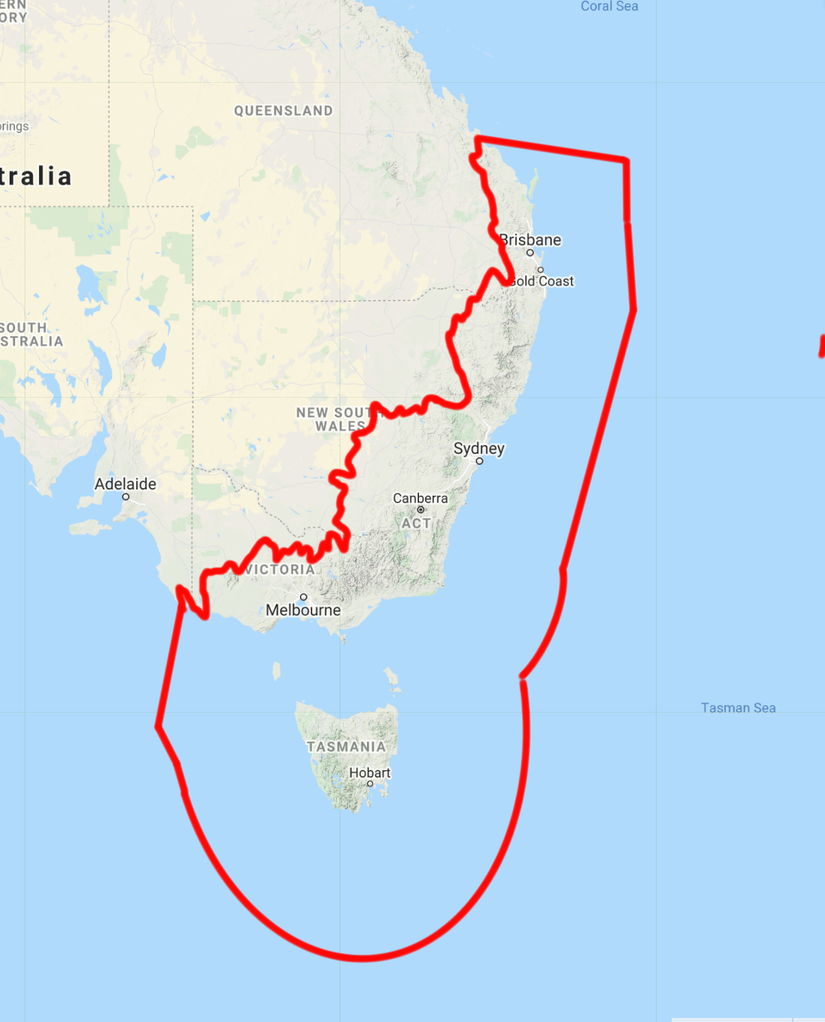 tasmanian devil habitat map