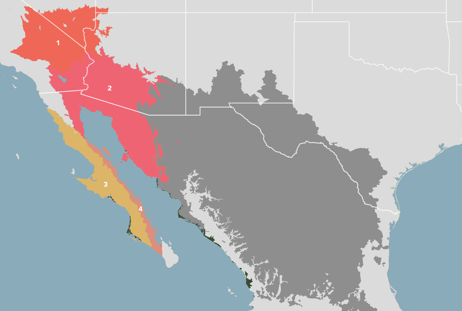 sonoran desert on world map