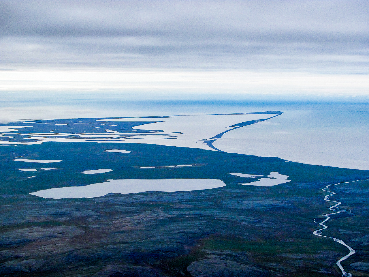 The pristine Arctic landscape of Point Hope, Alaska. Image Credit: Wiki Commons, Palm_AK, CC by 3.0.