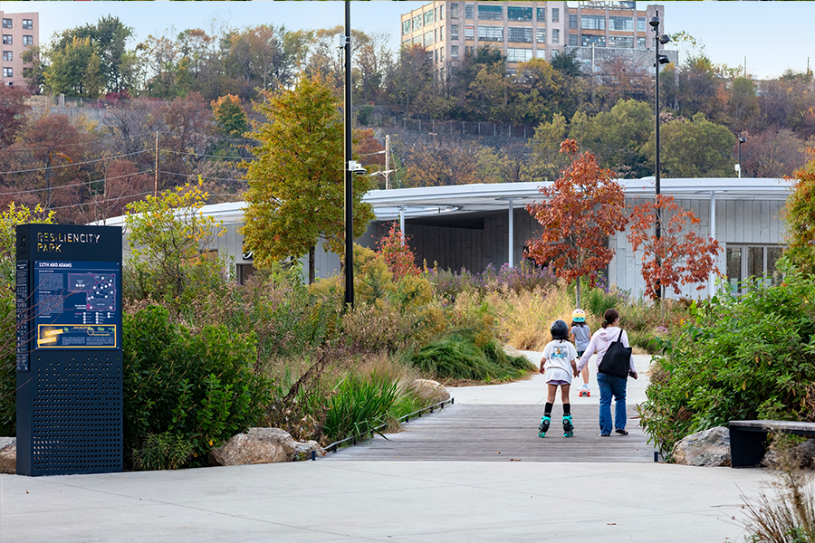 ResilienCity Park in Hoboken, New Jersey.