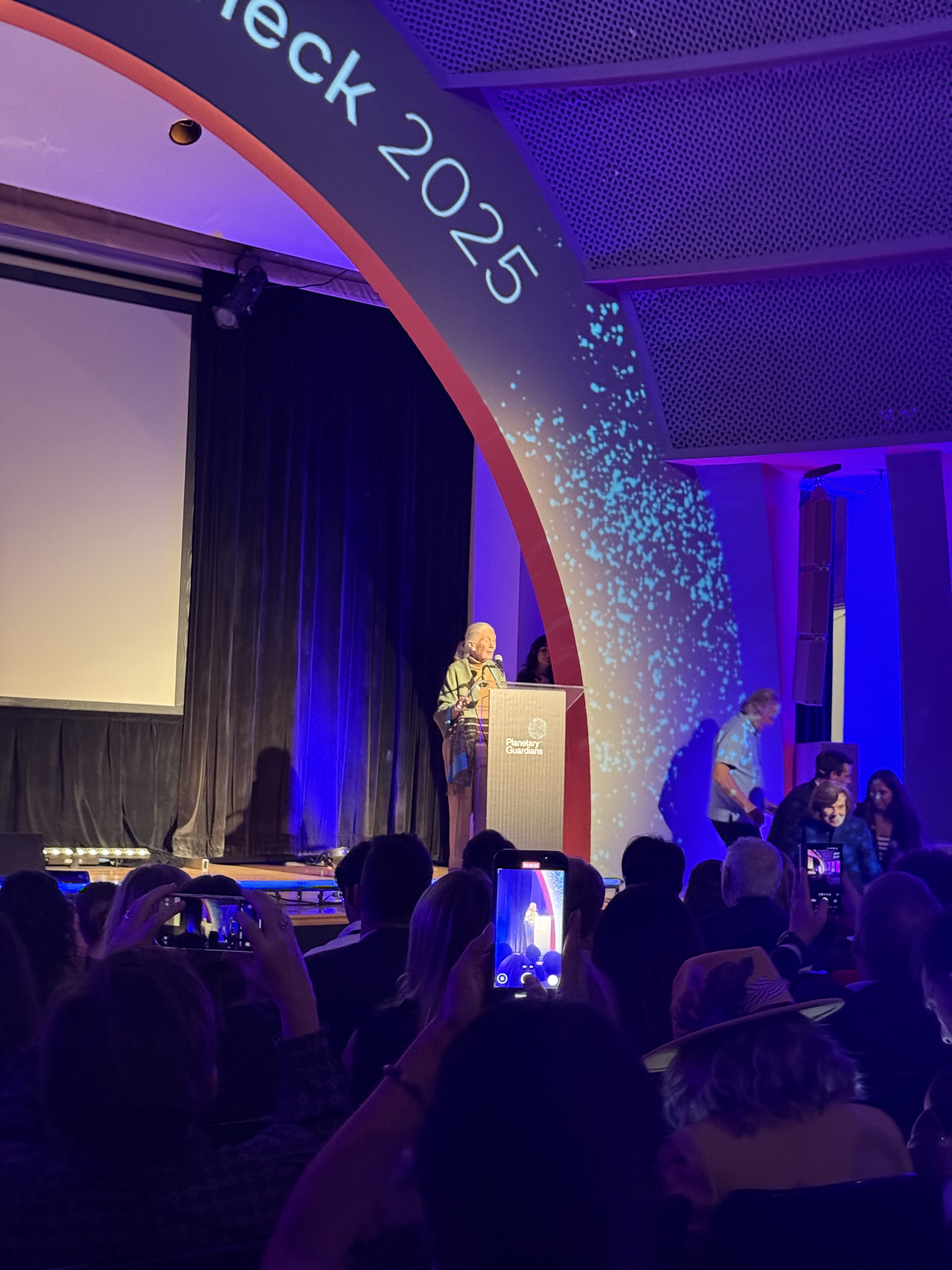 Dr. Jane Goodall at the Planetary Guardians event during Climate Week NYC 2025.