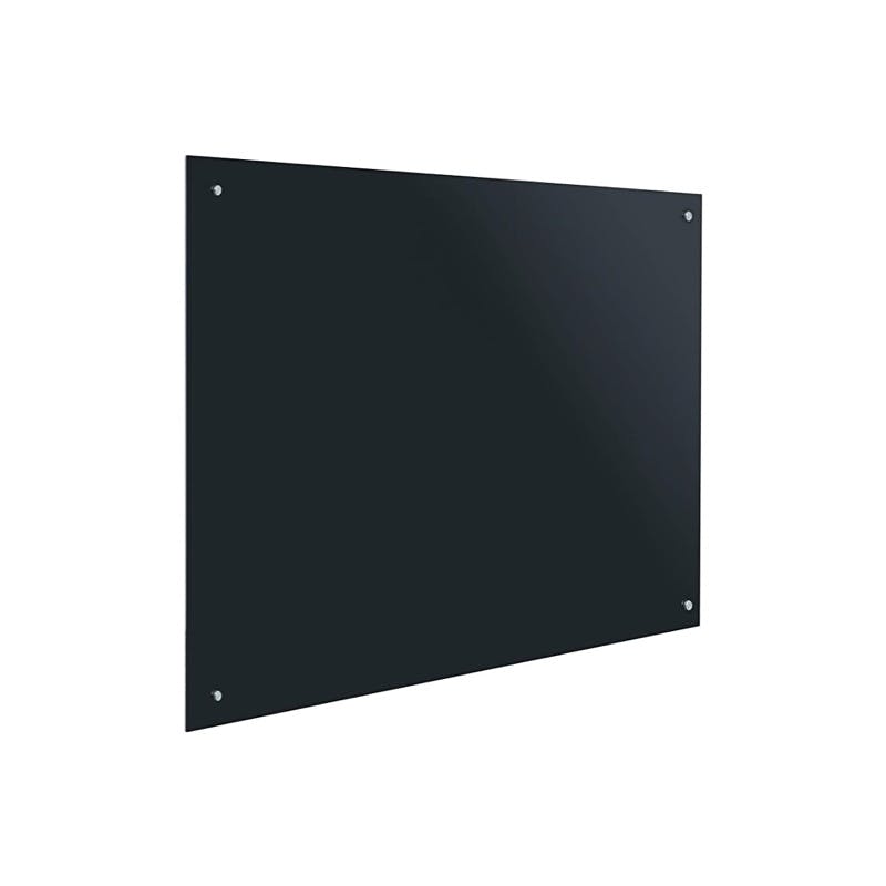 R&G Magnetic Glass Dry Erase Black Board for Wall