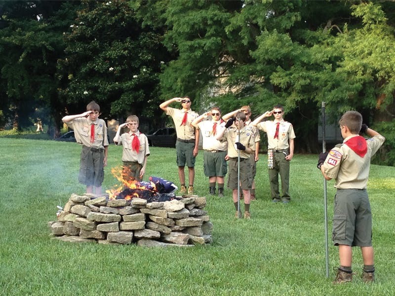 Flag Decommissioning Ceremony 2023